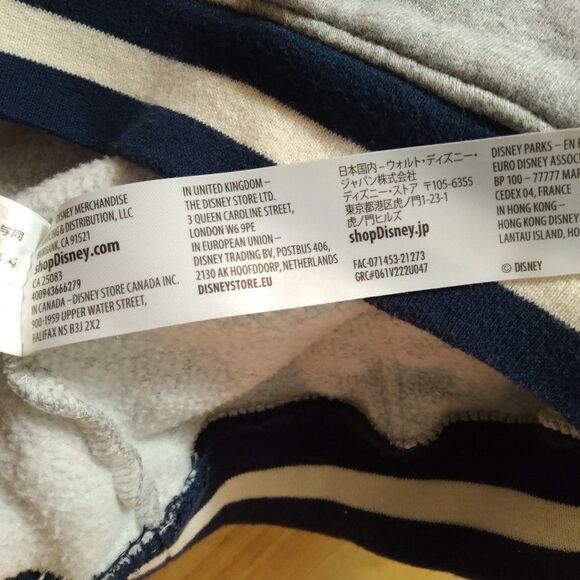 Disneyland Mickey Mouse Chenille Embroidered Hoodie Sweatshirt - Picture 7 of 9